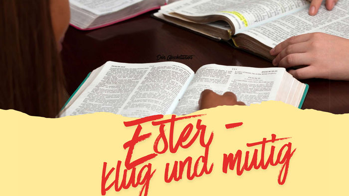 Plakat für die Ökumenische Bibelwoche zur Förderung von Osterreflexion, Kreativität und Bibelstudium vom 3. März bis 26. Dezember.