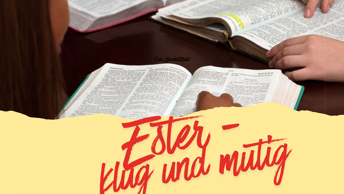 Plakat für die Ökumenische Bibelwoche zur Förderung von Osterreflexion, Kreativität und Bibelstudium vom 3. März bis 26. Dezember.