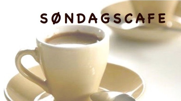 En kaffe i en tæppekop i Sønndagscafé