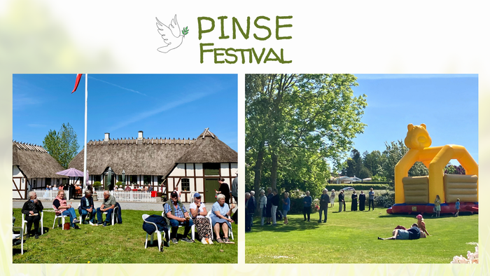 Billeder fra PINSE Festival med aktiviteter og deltagere.