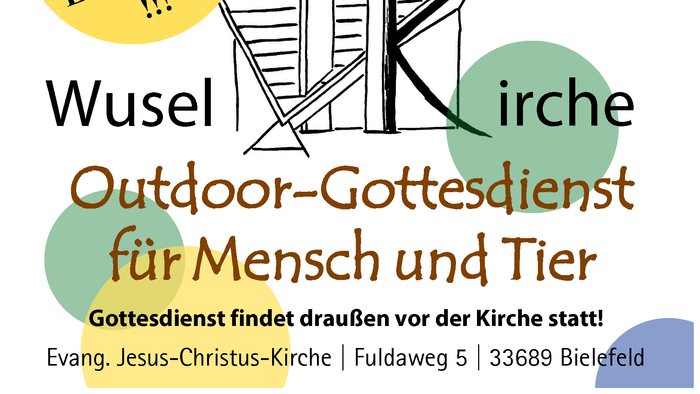 Wuselkirche - Outdoor-Gottesdienst für Mensch und Tier