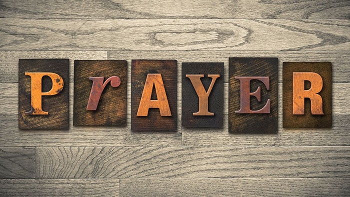 Wooden blocks spell out the word 