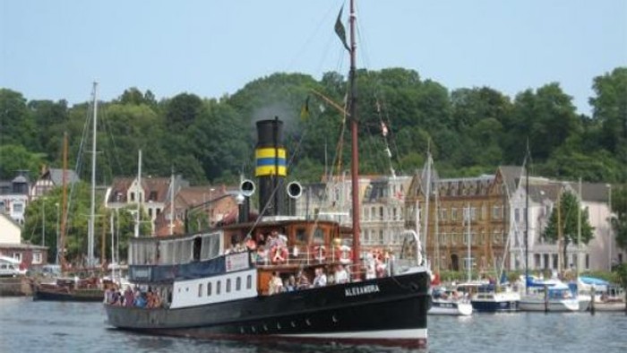 Foto Dampfschiff Alexandra Flensburg
