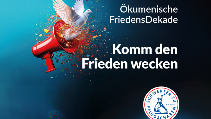 Aktionsplakat Ökumenische Friedensdekade