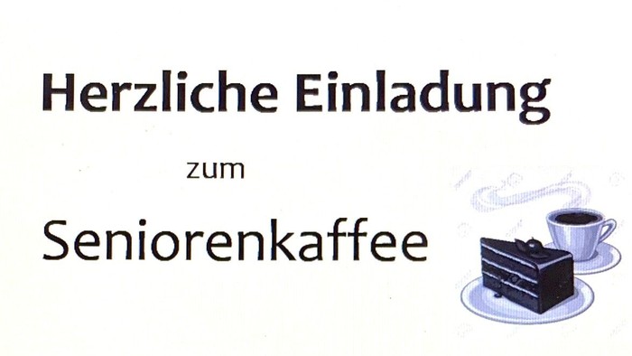 Herzliche Einladung zum Seniorenkaffee im Ev. Gemeindehaus in Hönebach am Mittwoch, 10. Januar 2024, ab 14.30 Uhr