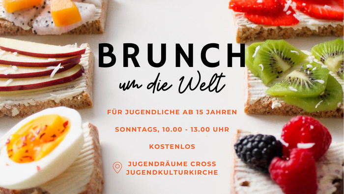 **Brunch-Event für Jugendliche und junge Erwachsene ab 15 Jahren mit verschiedenen Toast-Belägen**