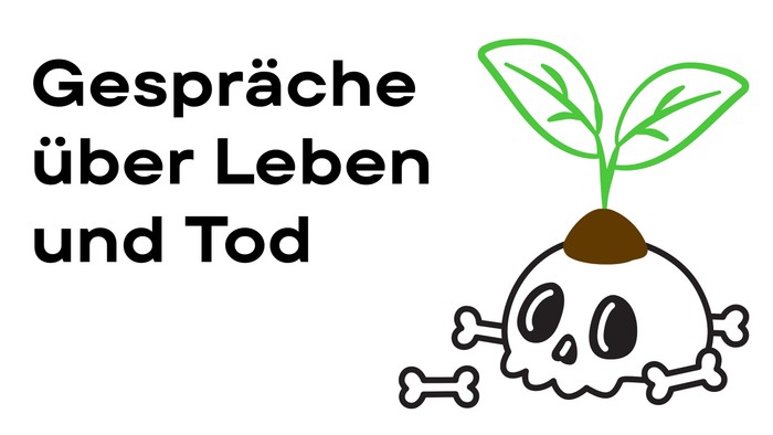 Plakat Gespräche über Leben und Tod