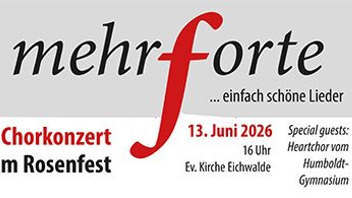 Plakat von Mehr forte