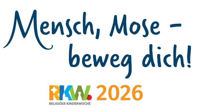 Der dunkelblaue Schriftzug