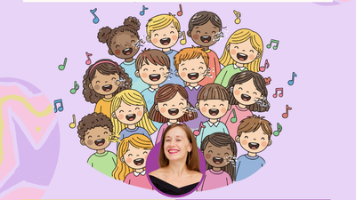 „Einwerbeplakat für einen neuen Kinderchor unter der Leitung von Kathrin Duschek, Start am 7. Januar 2026.“