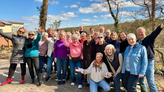 Gruppenfoto der Hallelujah Children