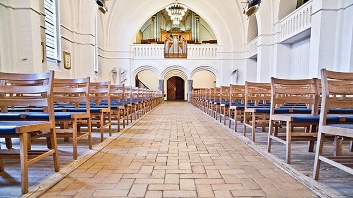 Kirkegulvet Fredens Kirke Odense
