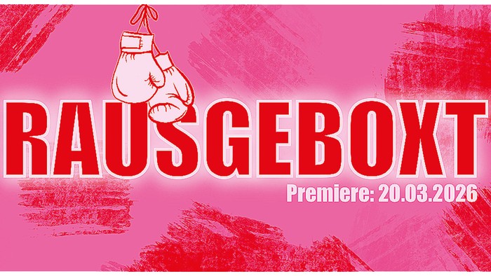 Werbeplakat für eine Boxveranstaltung mit dem Titel **