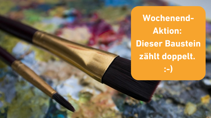 Pinsel und Farbe