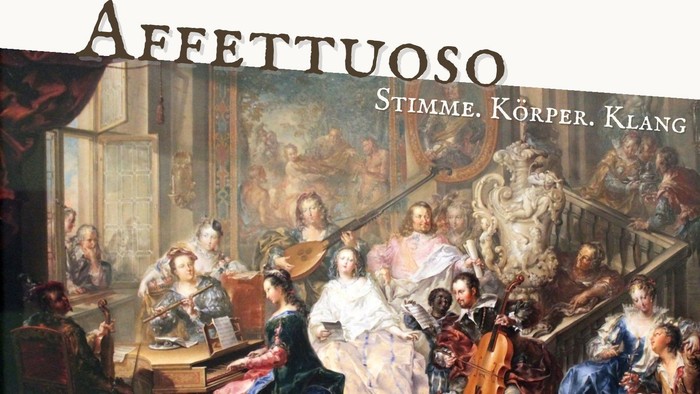 Konzertplakat für den Auftritt des Ensembles für Alte Musik „Aeffettuoso“ in der Osterkirche am 6. Juni 2026 mit historischen Instrumenten.