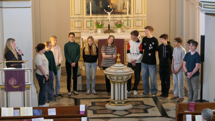 Vorstellung der Konfirmanden 2025 in Freital