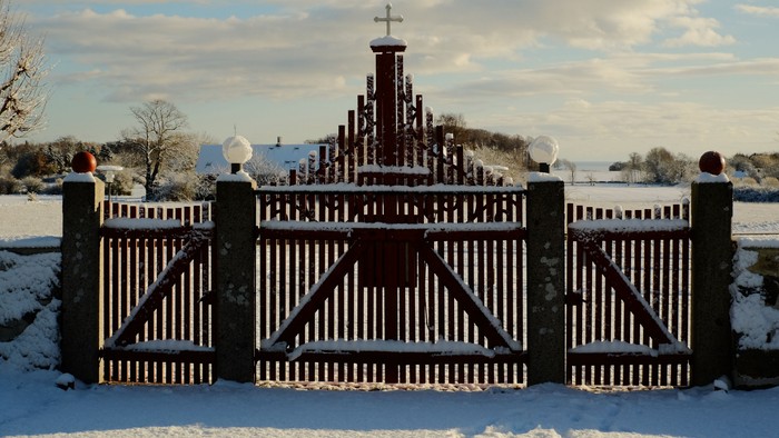 Ibs Kirke i sne 2024