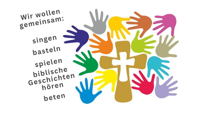 Plakat zur Ankündigung einer Kinderchor-Gruppe **