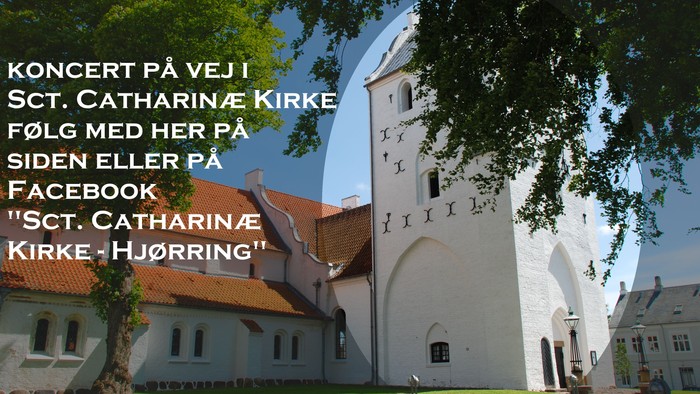 Koncert i Sct. Catharinæ Kirke, annonceret på Facebook