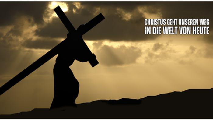 Jesus tragt den Kreuz