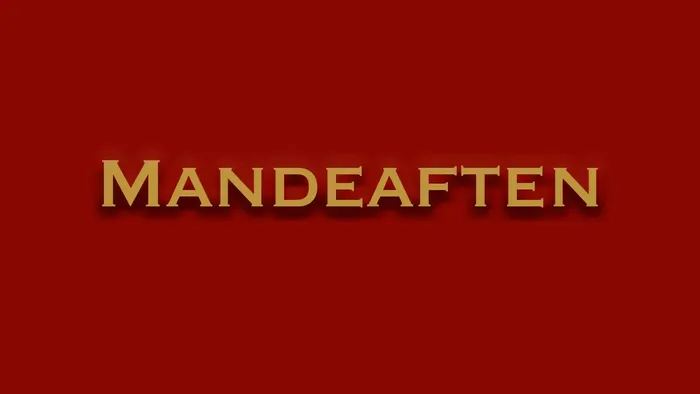 Mandeaften