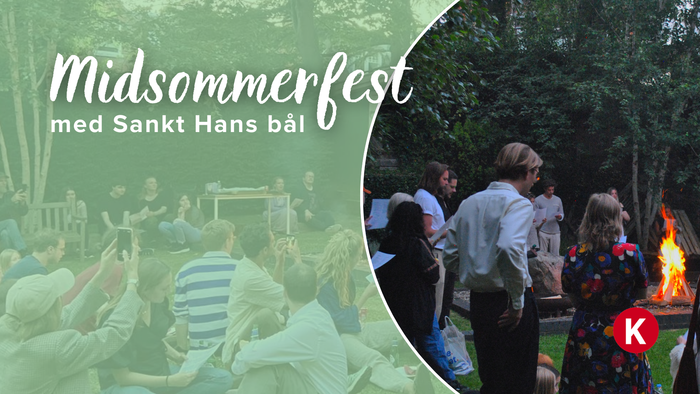 Midsommerfest med Sankt Hans pål