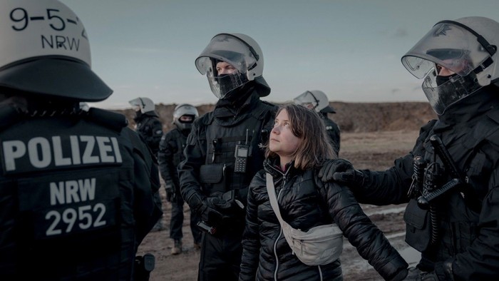 Greta Thunberg, Tysk politi