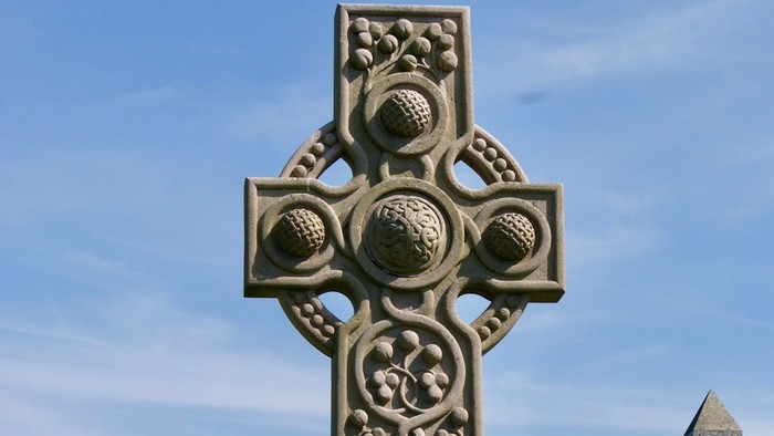 Ein keltisches Kreuz in Glasgow