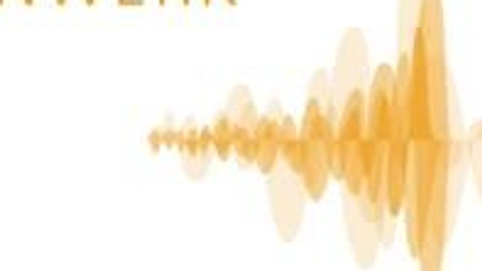 Logo mit dem Wort „UNENWERK“ und einer stilisierten Schallwellen-Grafik daneben in warmen Tönen.