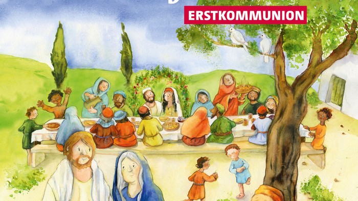 Motivplakat der Erstkommunion 2027
