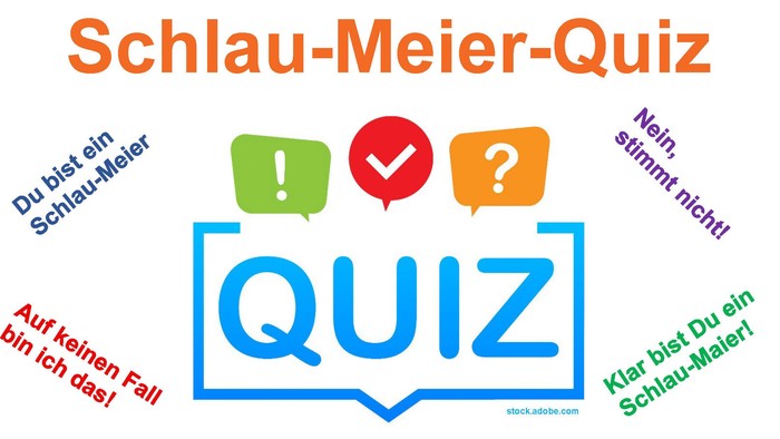 Plakat Schlau-Meier-Quiz