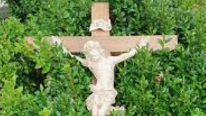 Christus umgeben von Buchsbaumzweigen, den 