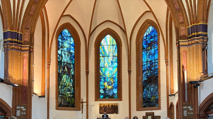 Gottesdienst in der Pauluskirche: Evangelienlesung