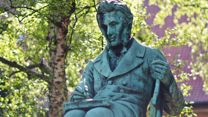 Statue af Søren Kierkegaard