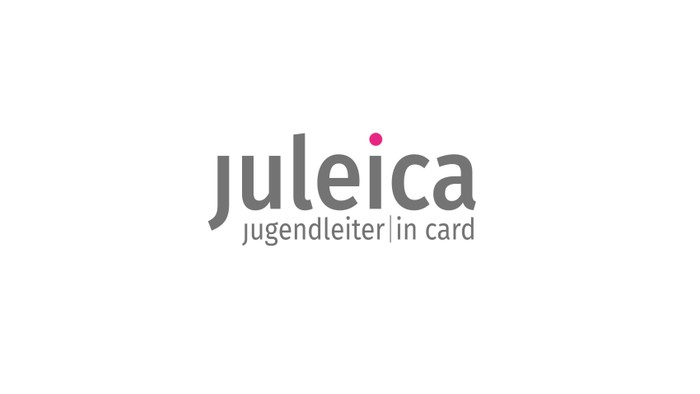 Das Bild zeigt das Logo der Juleica, eines Ausweises für Jugendleiter und Jugendleiterinnen.
