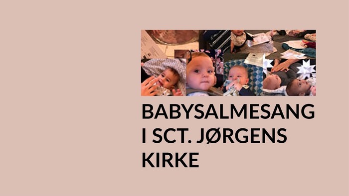 Børn i seng med teksten