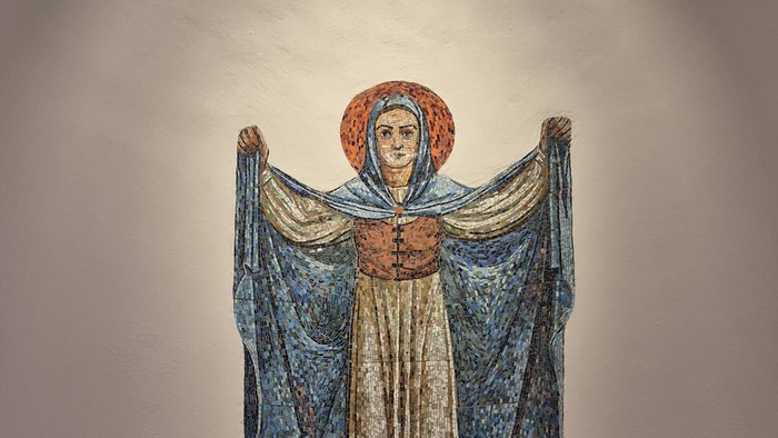 Marienmosaik in der Antoniuskirche