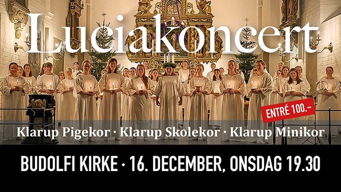 Luciakoncert med Klarup Pigekor