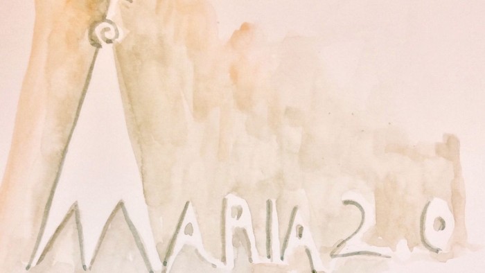 Ein Kreuz mit der Aufschrift 