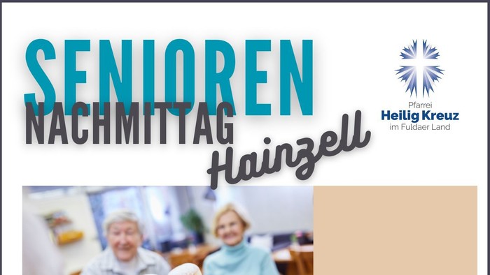 Herzliche Einladung zum Seniorennachmittag am Dienstag, den 31.03.2026, in Hainzell. Ab 14:30 Uhr gibt es Kaffee und Kuchen. Die Veranstaltung findet im Bürgerhaus Hainzell statt. Das Highlight ist ein meditativer Impuls. Das Seniorenteam freut sich auf E