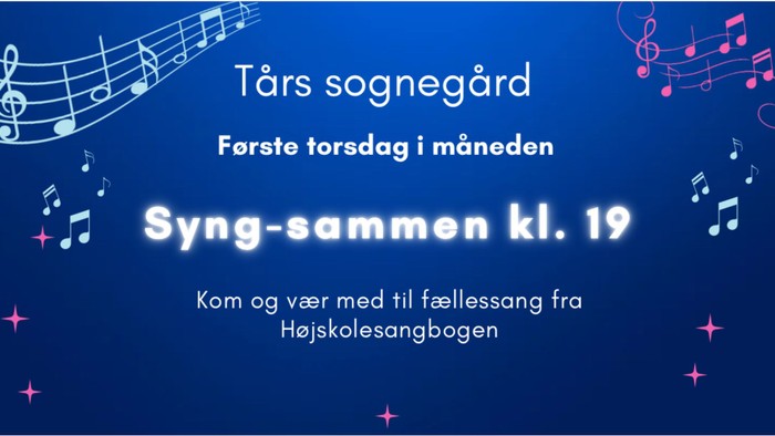 Plakat til en sangkonkurrence med musikalske noder og tekst på svensk.