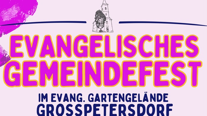Evangelisches Gemeindefest mit Kinderprogramm, Musik und Gratis Hüpfburg