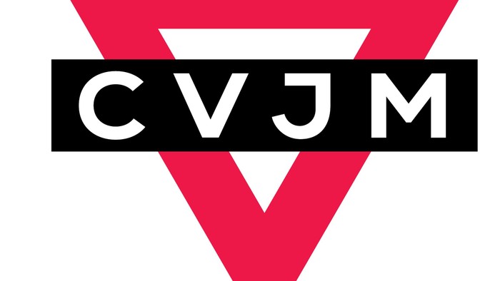 Das Bild zeigt ein Logo mit einem roten Dreieck und der Aufschrift
