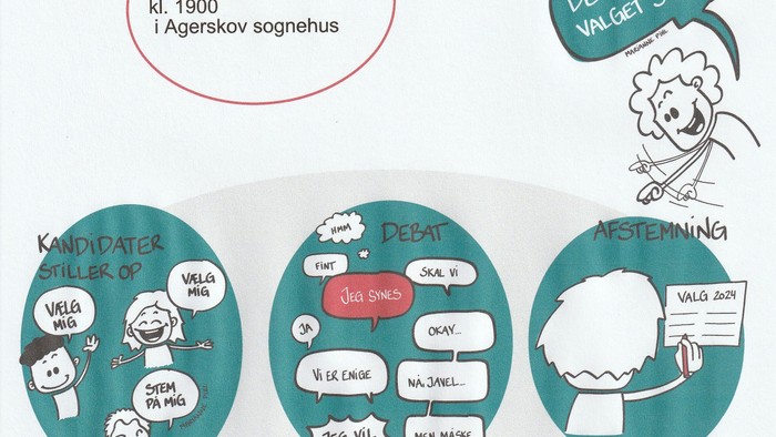 Plakat til valgforsamling