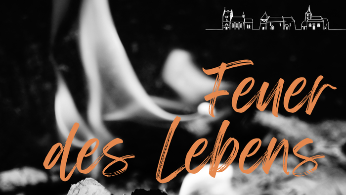 Gottesdienstankündigung zu Pfingsten am 24. Mai um 11:00 Uhr auf einer Strandbühne in Großenbrode.