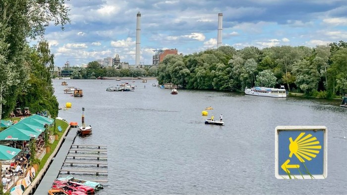 Blick auf die Rummelsburger Bucht in Treptow