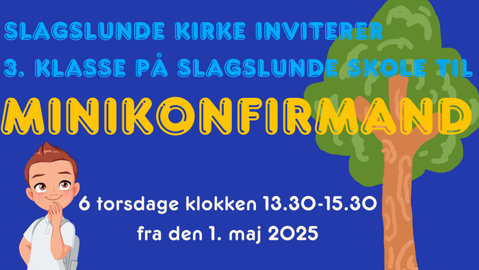 Slagslunde Kirke inviterer til klasses på slagslundebørneklub fra 1. maj 2025