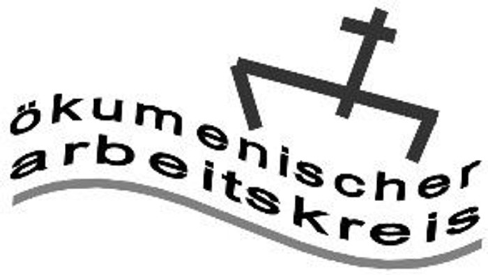 Das Logo zeigt ein Kreuz mit Wellen und Text in Deutsch.