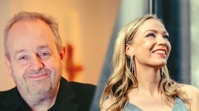 Plakat für ein Duo-Konzert mit Kerstin Arnemann, Christoph Spengler und Special Guest Britta Hugh am 26. April 2026.