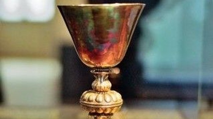 Kelch Abendmahl in der Dorfkirche Marienfelde